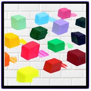 CANDLE DYE BLOCKS Lot Assorted Colors For Soy/ Paraffin Wax
